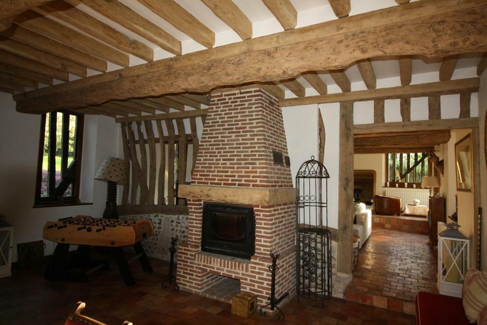 Maison Normande De Caractere A Colombages Saint-Hymer Luaran gambar