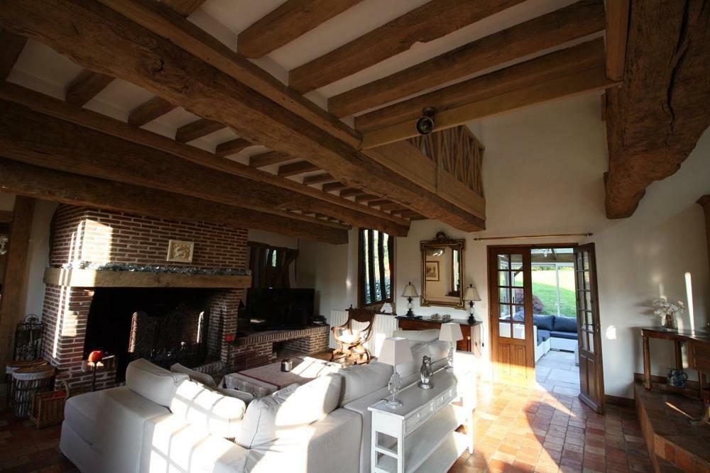 Maison Normande De Caractere A Colombages Saint-Hymer Luaran gambar