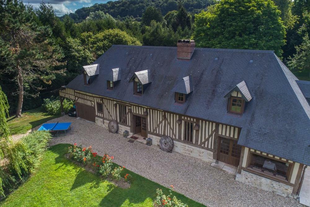 Maison Normande De Caractere A Colombages Saint-Hymer Luaran gambar